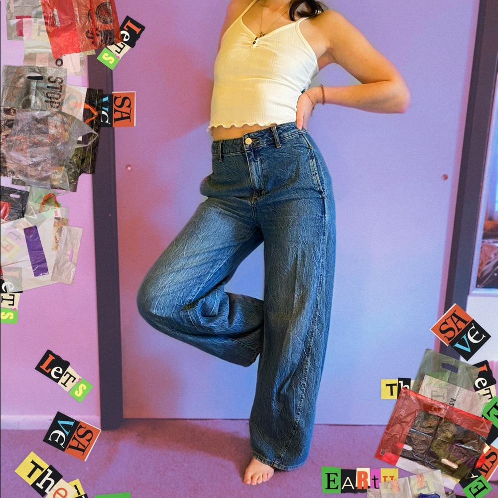 Retro jnco jeans style